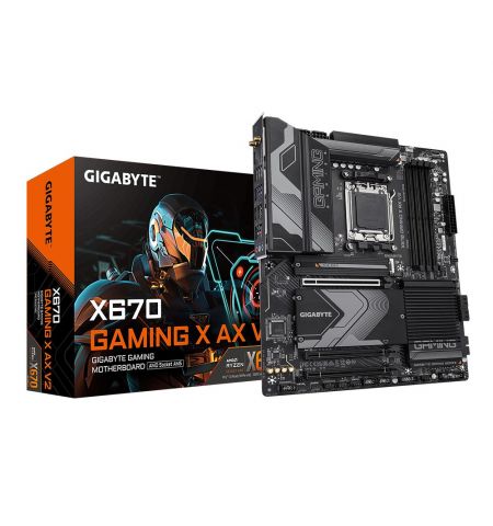 Материнская плата GIGABYTE X670 GAMING X AX V2 / AM5 / AMD 670 / DDR5 / ATX