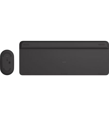 Беспроводная клавиатура и мышка Logitech Combo MK470 Slim/ 2.4GHz nano USB receiver/ Graphite