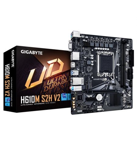 Материнская плата GIGABYTE H610M S2H V2/ 1700/ H610/ DDR5/ mATX