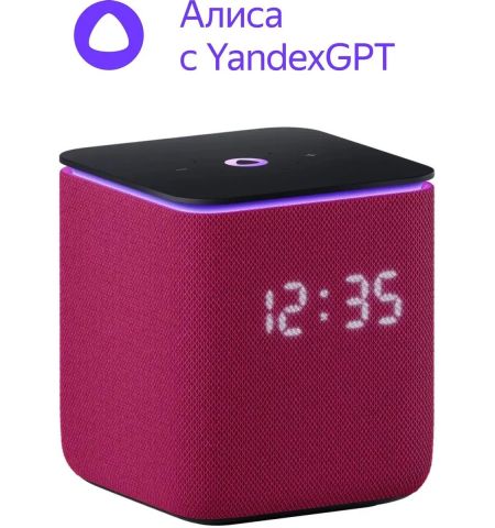 Умная колонка Yandex Station MIDI Zigbee with Alisa / 24W / Pink Умная колонка Yandex Station MIDI Zigbee with Alisa / 24W / Pink