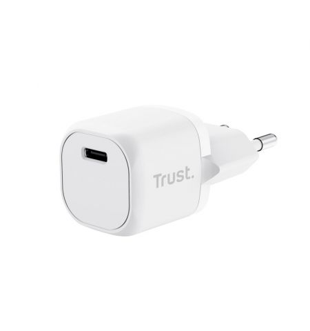 Trust Maxo Ultra-small 20W USB-C Wall Charger with PD, USB PD 3.0 + PPS, White