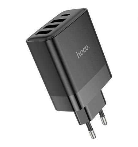 Зарядное устройство HOCO C127A  Intelligent / up to PD45W / QC3.0, Black