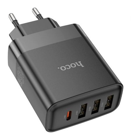 Зарядное устройство HOCO C127A  Intelligent / up to PD45W / QC3.0, Black