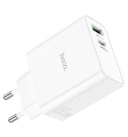 Зарядное устройство HOCO C113A Awesome/ up to PD65W / QC3.0, White