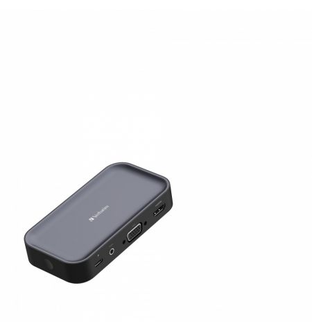 Беспроводной адаптер дисплея стандарта USB-C Verbatim ”Share My Screen 1080p” с разветвителем WDA-01