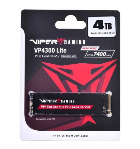 M.2 NVMe SSD VIPER (by Patriot) VP4300 LITE 4TB