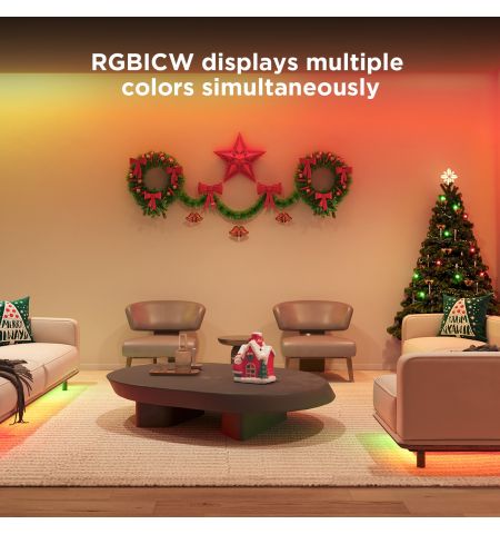 Светодиодная лента GOVEE RGBIC S LED / 5m / Multicolor / Wi-Fi / Bluetooth