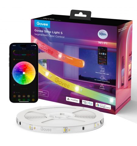 Светодиодная лента GOVEE RGBIC S LED / 10m / Multicolor / Wi-Fi / Bluetooth