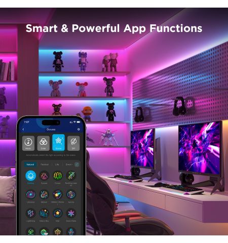 Светодиодная лента GOVEE RGBIC S LED / 10m / Multicolor / Wi-Fi / Bluetooth