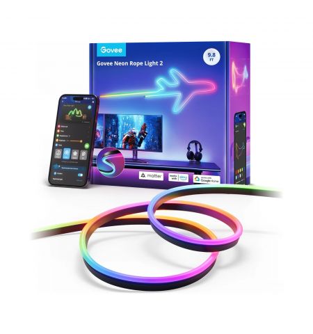 Крепления для светодиодной ленты GOVEE Neon Rope Light 2 Bracket, 20 pcs in one pack, White, Plastic