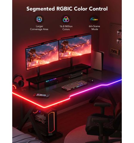Неоновая световая веревка для столов Neon Rope Light for Desks GOVEE RGBIC LED / 5m / Multicolor / Wi-Fi / Bluetooth
