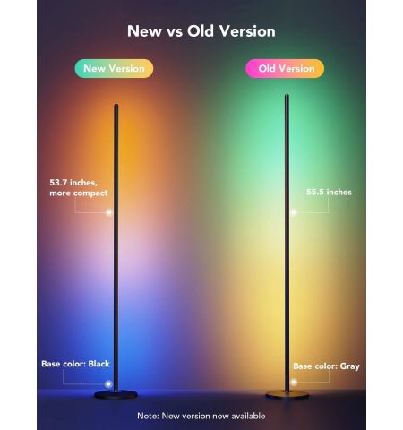 Торшер GOVEE RGBICW Floor Lamp, Wi-Fi + BT, Multicolor + Extra White LEDs