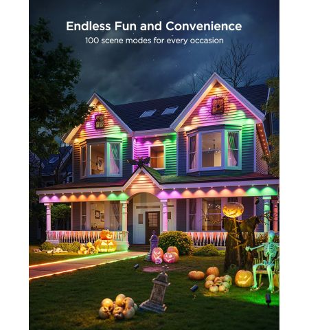 Наружное освещение GOVEE RGBICW Permanent Outdoor Lights 2 30M, 72 Lights