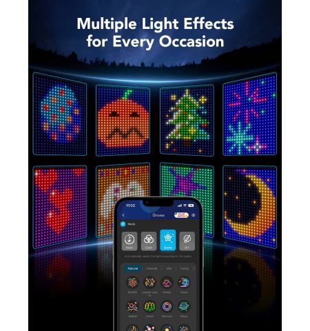 Наружные занавесочные светильники GOVEE RGBIC Curtain Lights 1.5*2m