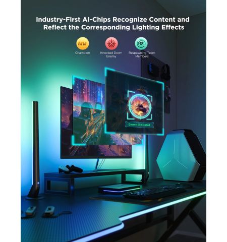 Светодиодная лента для телевизора GOVEE AI Sync Box 2 (55”-65”)