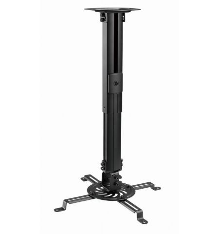 Регулируемое потолочное крепление для проектора Gembird CM-B-01/ 380 ~ 580 mm/ max 13kg/ Black