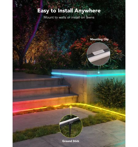 Наружняя светодиодная лента GOVEE RGBIC Outdoor Neon Strip Lights 10M