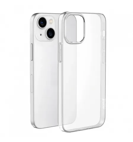 HOCO Light series TPU case for iP 15 Pro Transparent-Black