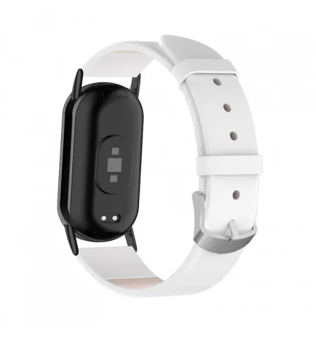 Ремешок Xiaomi Strap Leather Smart Band 8/9 White