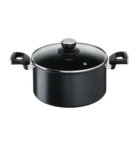 Кастрюля Tefal G2554672, 5,2л, Чёрный