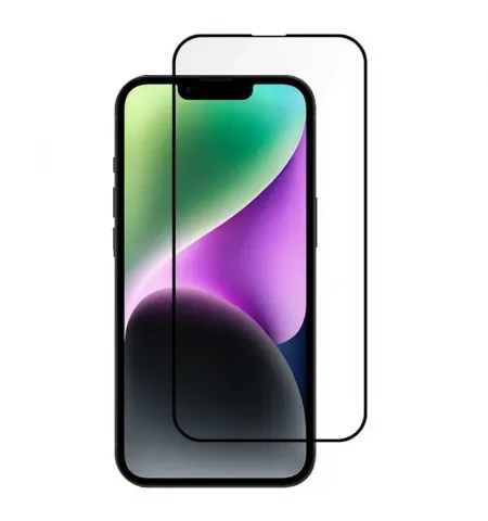 Защитное стекло Xcover iPhone 11/XR - Full Glue Premium, Чёрный