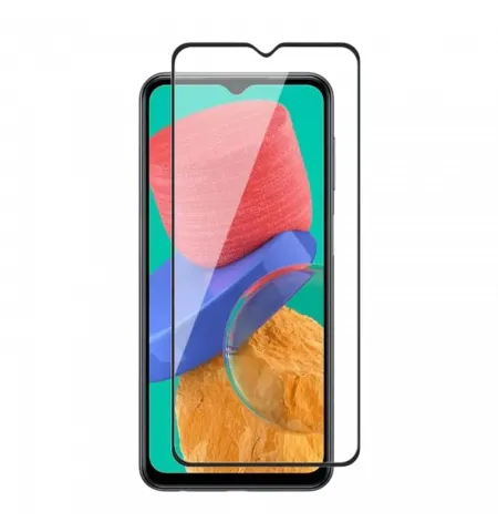 Защитное стекло Xcover Galaxy A24 - Full Glue Premium, Чёрный