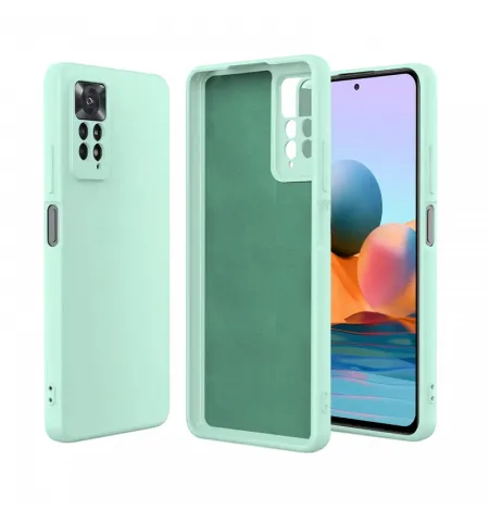 Чехол Xcover Xiaomi Redmi Note 11 - Soft Touch (Microfiber), Светло-зеленый