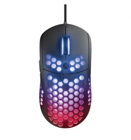 Trust Gaming Mouse GXT 960 Graphin Ultra-lightweight, 200 - 10000 dpi, 6 Programmable button, Lightweight RGB illuminated gaming mouse with honeycomb shell, 1,8 m USB, Black
