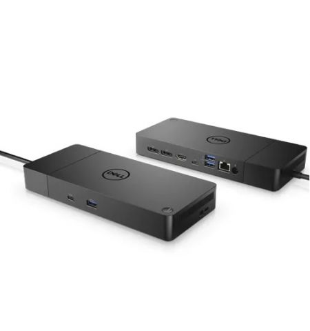 Dell Dock WD19s, 130W - USB-C 3.1 Gen 2, USB-A 3.1 Gen 1 with PowerShare, Display Port 1.4 х 2, HDMI 2.0b, USB-C Multifunction Display Port,  Dual USB-A 3.1 Gen 1, Gigabit Ethernet RJ45.