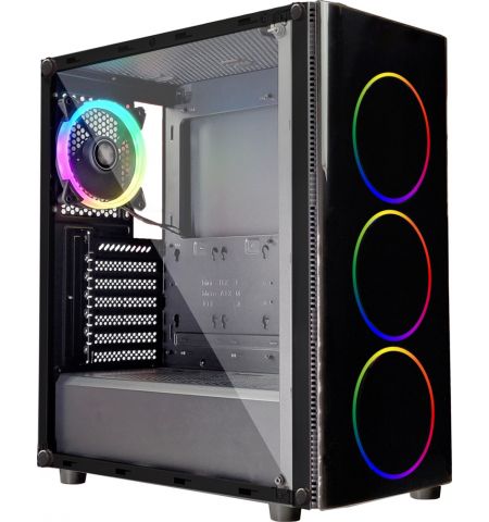 Calculator ATOL PC1209MP - Gaming A-RGB#2 / Intel Core i5 / 32GB / 256GB SSD + 1TB SSD / RTX 3060Ti / Black