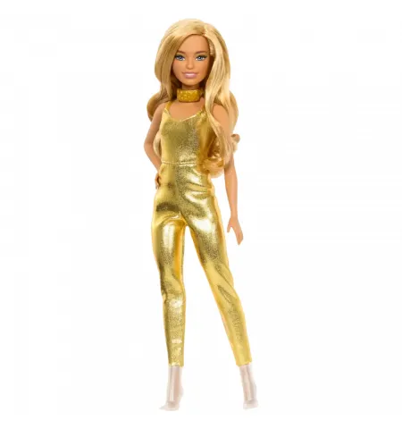 Кукла Barbie "Модница в золотистом комбинезоне"