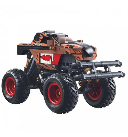 Конструктор Sluban B1158, 6 "Monster Truck", с инерцией, 6+, Оранжевый | Черный