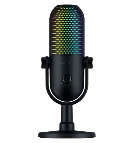 Игровой Микрофон Razer Seiren V3 Chroma, Проводной аналоговый, Чёрный