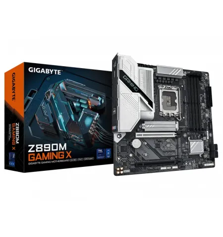 Материнская плата Gigabyte Z890M GAMING X, LGA1851, Intel Z890, Micro-ATX