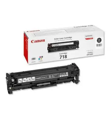 Laser Cartridge Canon 718 Bk, Black