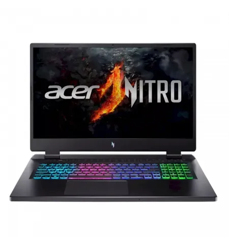 Игровой ноутбук 17,3" Acer Nitro 17 AN17-42, Obsidian Black, AMD Ryzen 9 8945HS, 32Гб/1024Гб, Linux eShell