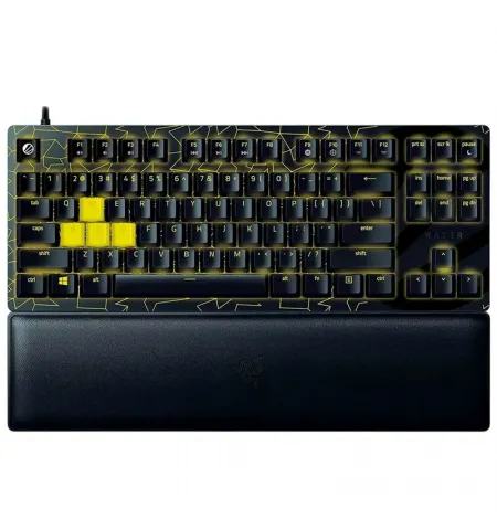 Клавиатура Razer Huntsman V2 TKL ESL Edition, Проводное, Черный | Желтый