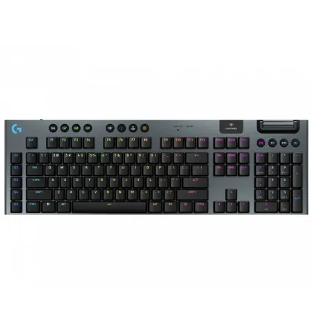 Клавиатура Logitech G915 X Lightspeed, Беспроводное, Чёрный