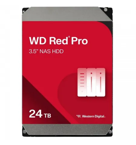 Жесткий диск Western Digital WD Red Pro, 3.5", 24 TБ