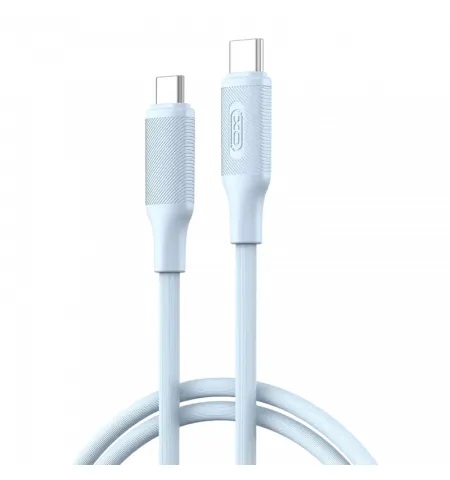 Кабель для зарядки и синхронизации XO NB-Q265B, USB Type-C/USB Type-C, 1м, Синий