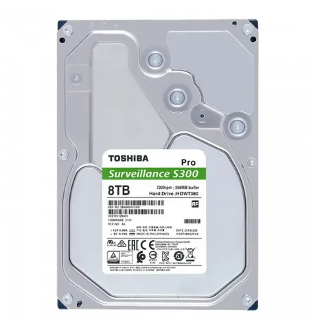 Жесткий диск Toshiba S300 Pro, 3.5", 8 TБ