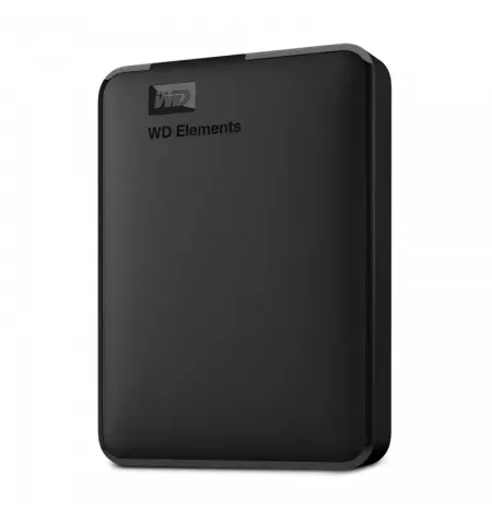 Внешний портативный SSD накопитель Western Digital WD Elements, 6 ТБ, Чёрный (WDBHJS0060BBK-WESN)