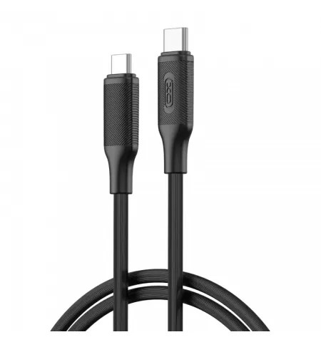 Кабель для зарядки и синхронизации XO NB-Q265B, USB Type-C/USB Type-C, 1м, Чёрный