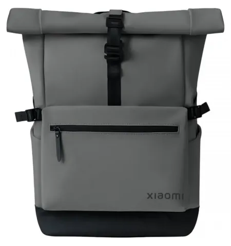 Рюкзак Xiaomi Roll Top Casual, 15.6", Ткань, Полиуретан, Полиэстер, Серый