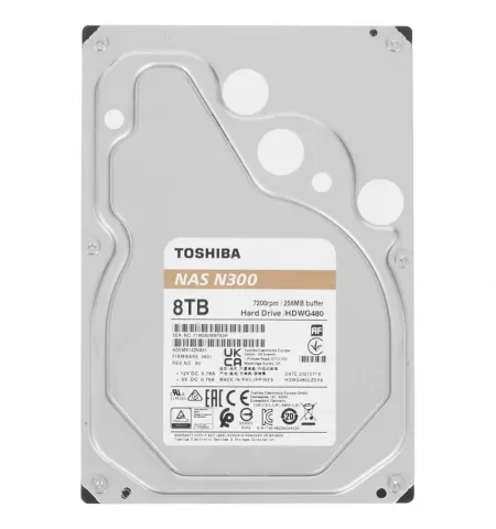 Жесткий диск Toshiba N300, 3.5", 8 TБ