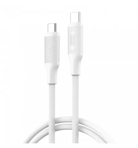 Кабель для зарядки и синхронизации XO NB-Q265B, USB Type-C/USB Type-C, 1м, Белый