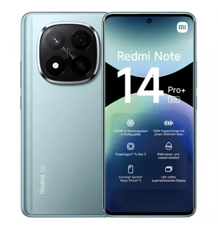 Смартфон Xiaomi Redmi Note 14 Pro+, 12Гб/512Гб, Frost Blue