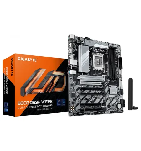 Материнская плата Gigabyte B860 DS3H WIFI6E, LGA1851, Intel B860, ATX