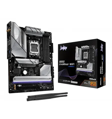 Материнская плата ASRock B850 LiveMixer WiFi, AM5, AMD B850, ATX