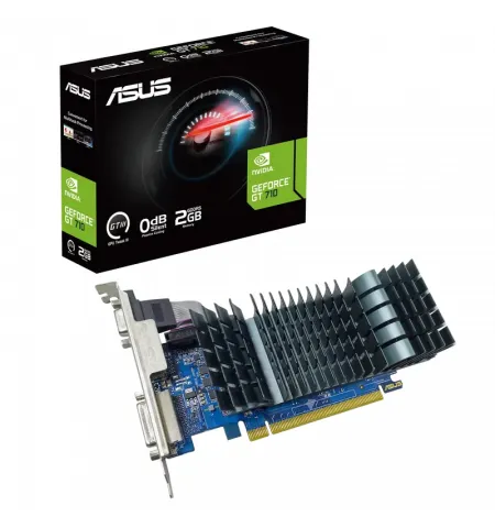 Видеокарта ASUS GT710-SL-2GD5-BRK-EVO,  2ГБ GDDR5 64бит